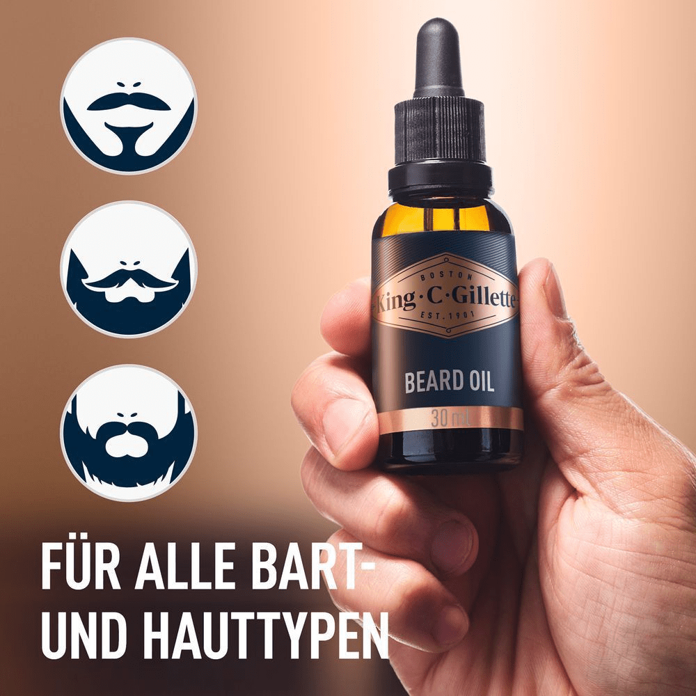 Bild: Gillette King C. Bartöl für Männer