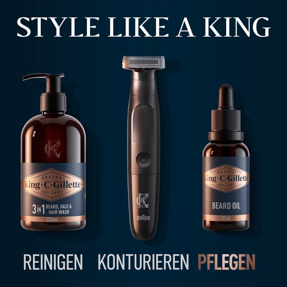 Bild: Gillette King C. Bartöl für Männer