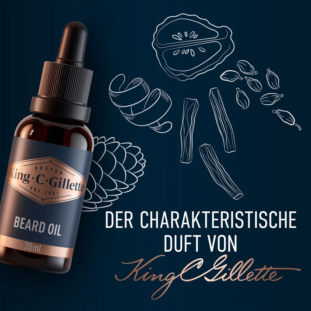 Bild: Gillette King C. Bartöl für Männer