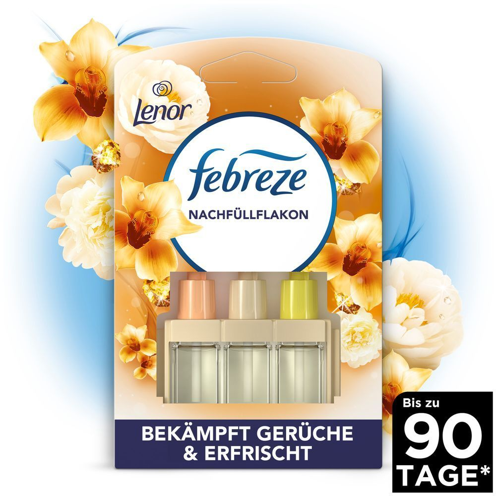 Bild: Febreze 3Volution Duftstecker Nachfüllflakon, Goldene Orchidee 