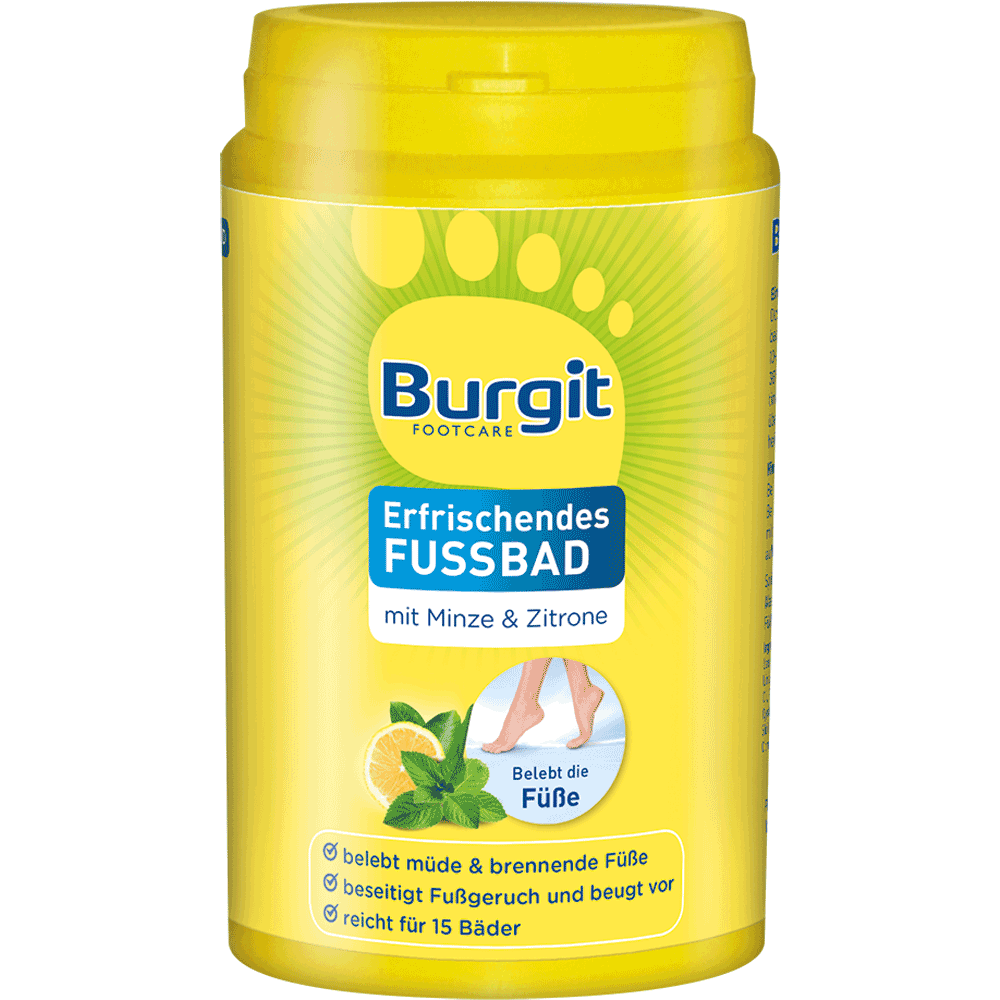 Bild: Burgit Footcare Erfrischendes Fußbad 250g