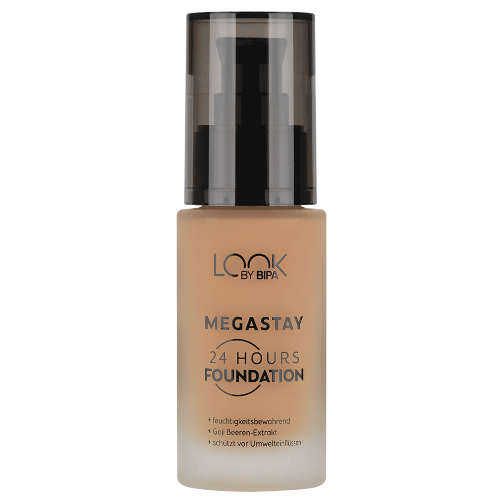 Bild: LOOK BY BIPA Megastay 24h Longwear Foundation Toffee