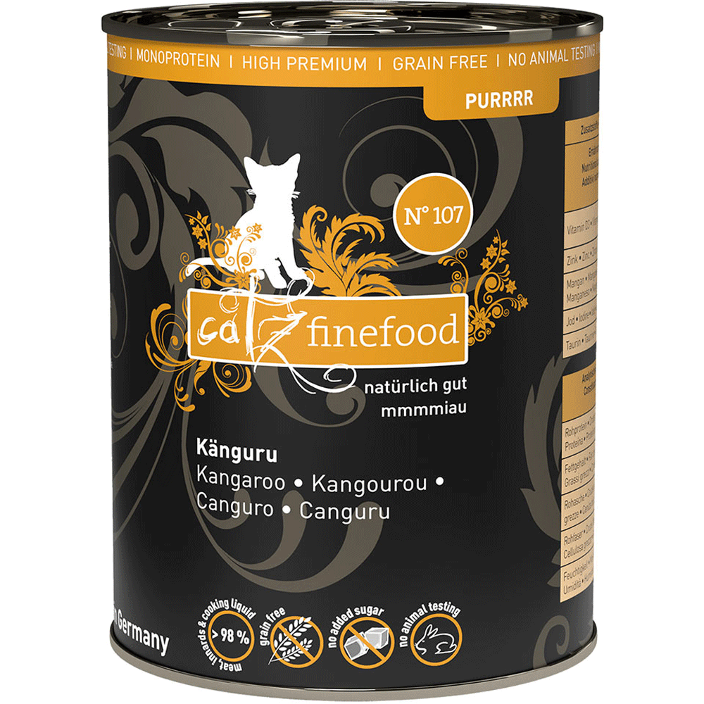Bild: catz finefood Purrrr Känguru Katzenfutter