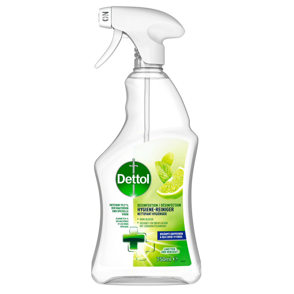 Bild: Dettol Desinfektions Reiniger Limetten und Minzduft 
