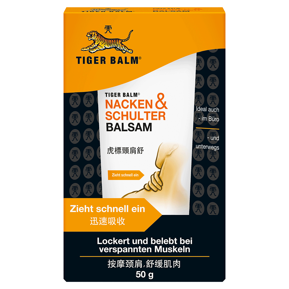 Bild: Tiger Nacken und Schulter Balsam
