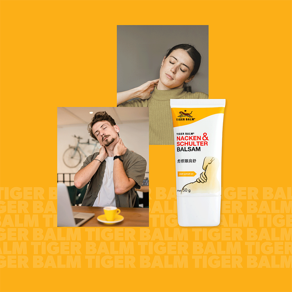 Bild: Tiger Nacken und Schulter Balsam