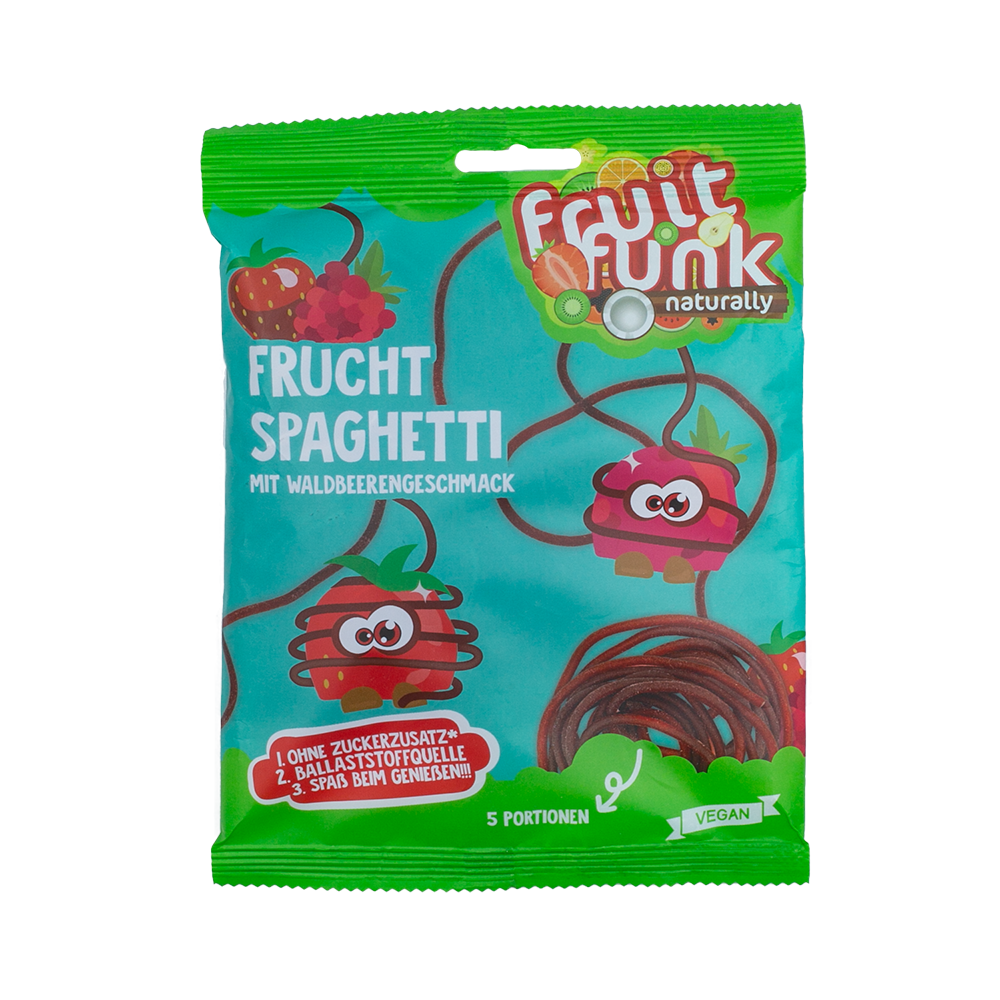 Bild: Fruit Funk Frucht Spaghetti mit Waldbeerengeschmack 