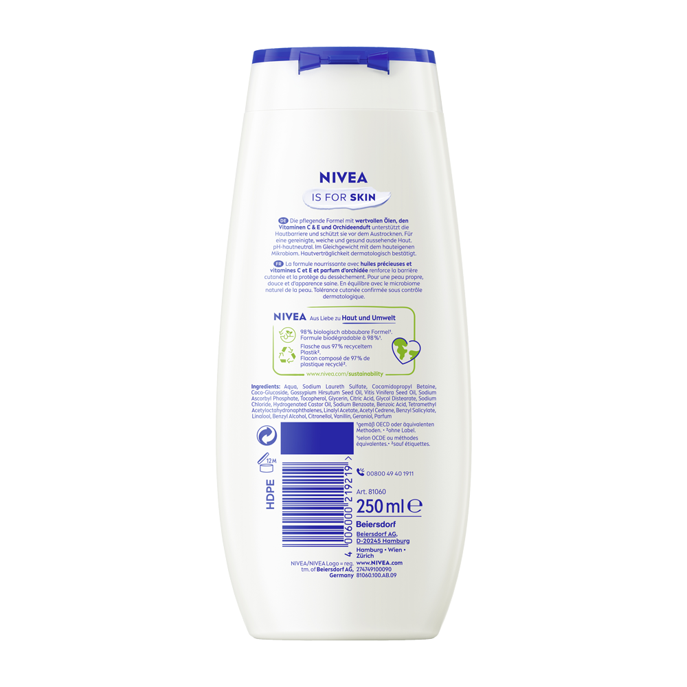 Bild: NIVEA Pflegedusche Cashmere und Baumwollsamenöl 