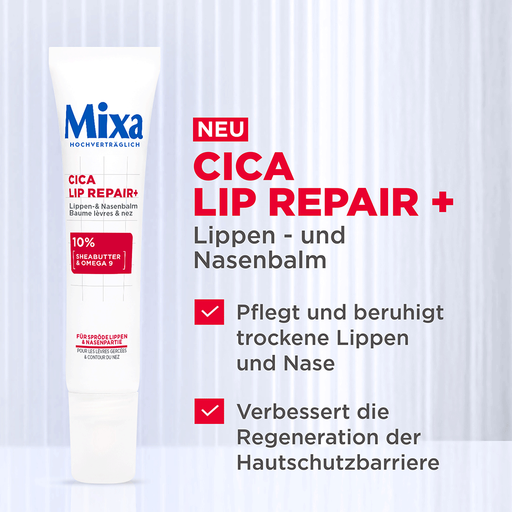 Bild: Mixa Cica Lip Repair+ Lippen- & Nasenbalsam