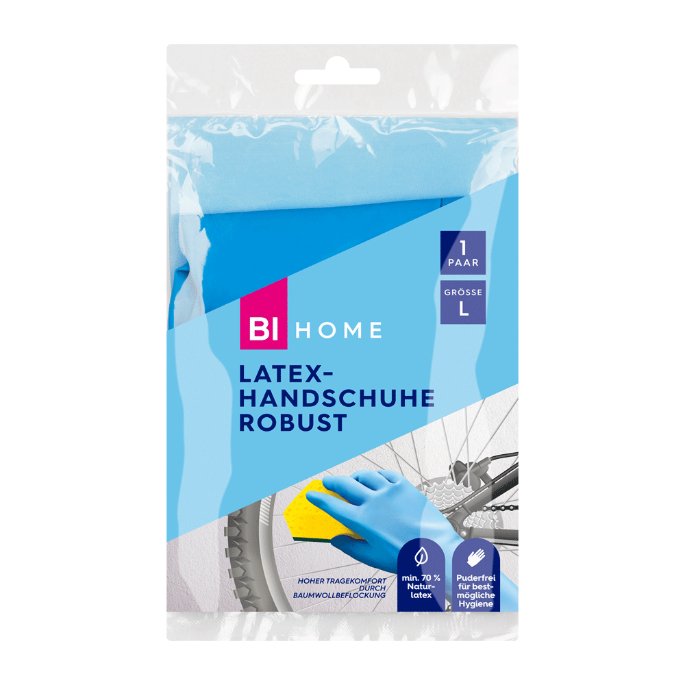Bild: BI HOME Latex Handschuhe Robust