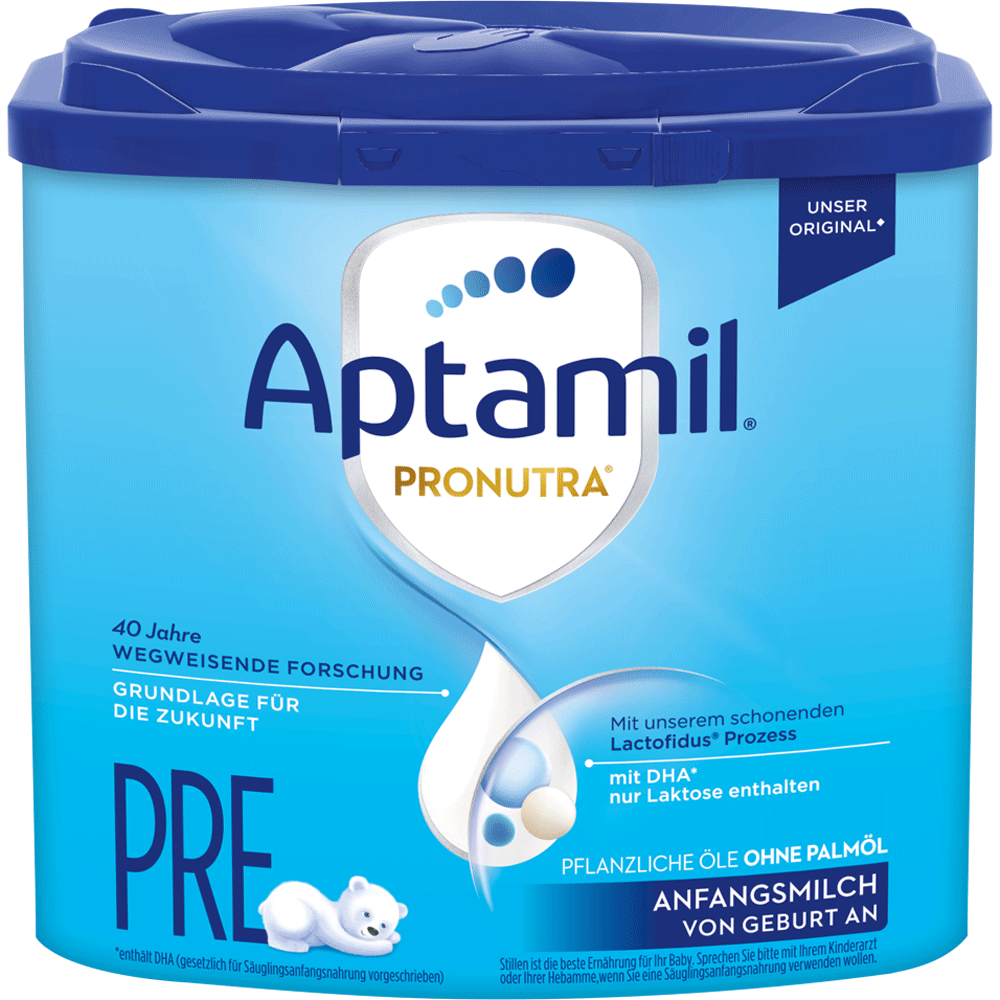 Bild: Aptamil Pre Pronutra, Anfangsmilch
