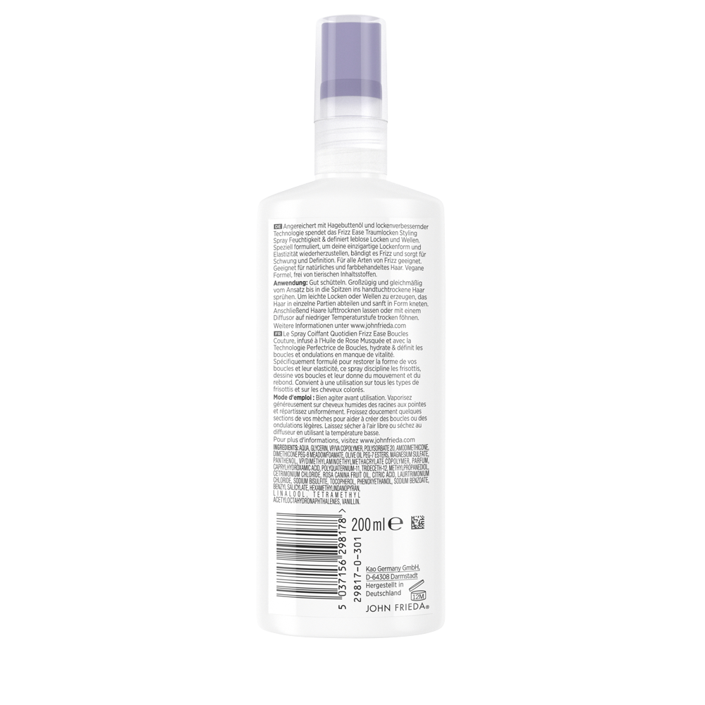 Bild: JOHN FRIEDA FRIZZ EASE Traumlocken Styling Spray