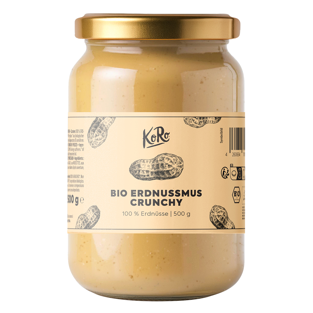 Bild: KoRo Bio Erdnussmus Crunchy 