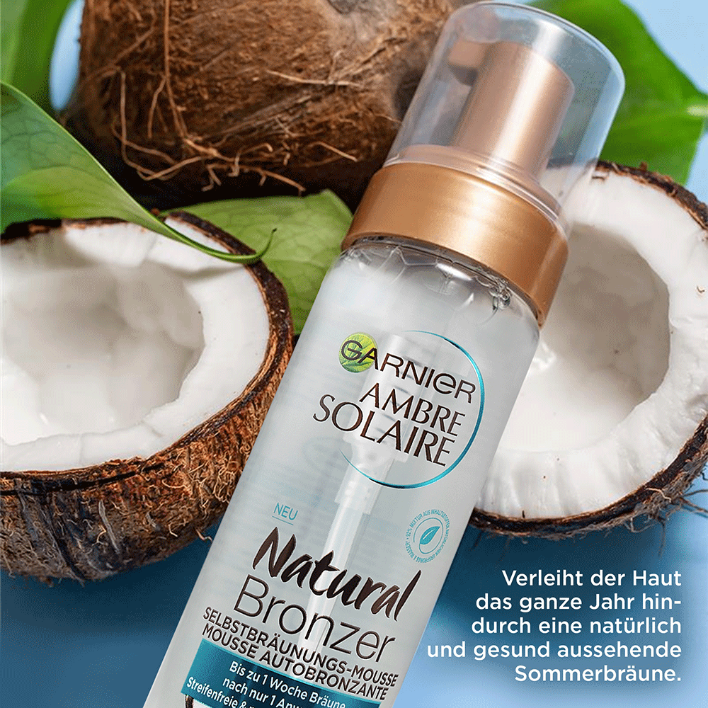 Bild: GARNIER AMBRE SOLAIRE Natural Bronze Selbstbräunungs-Mousse
