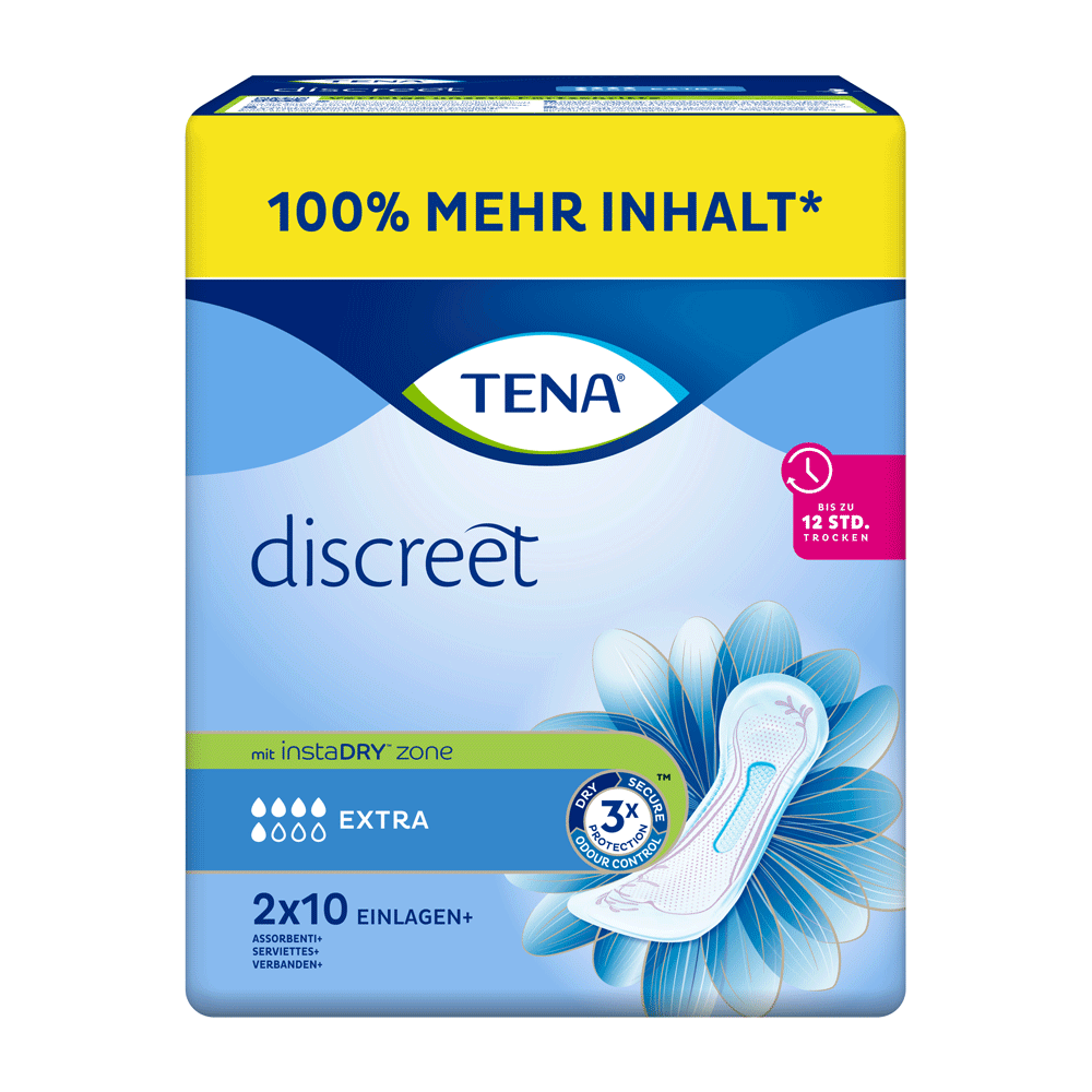 Bild: TENA Discreet Extra Einlagen 