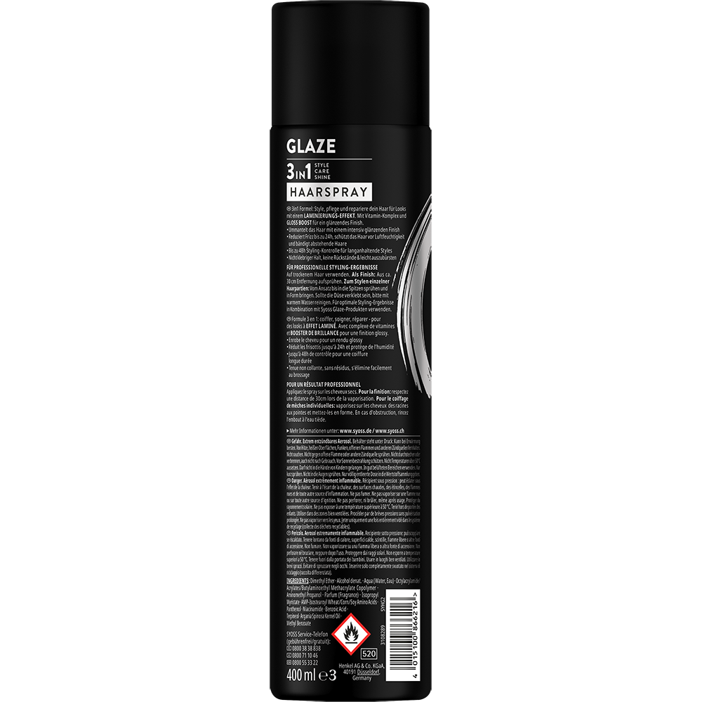 Bild: syoss Haarspray Glaze 3in1