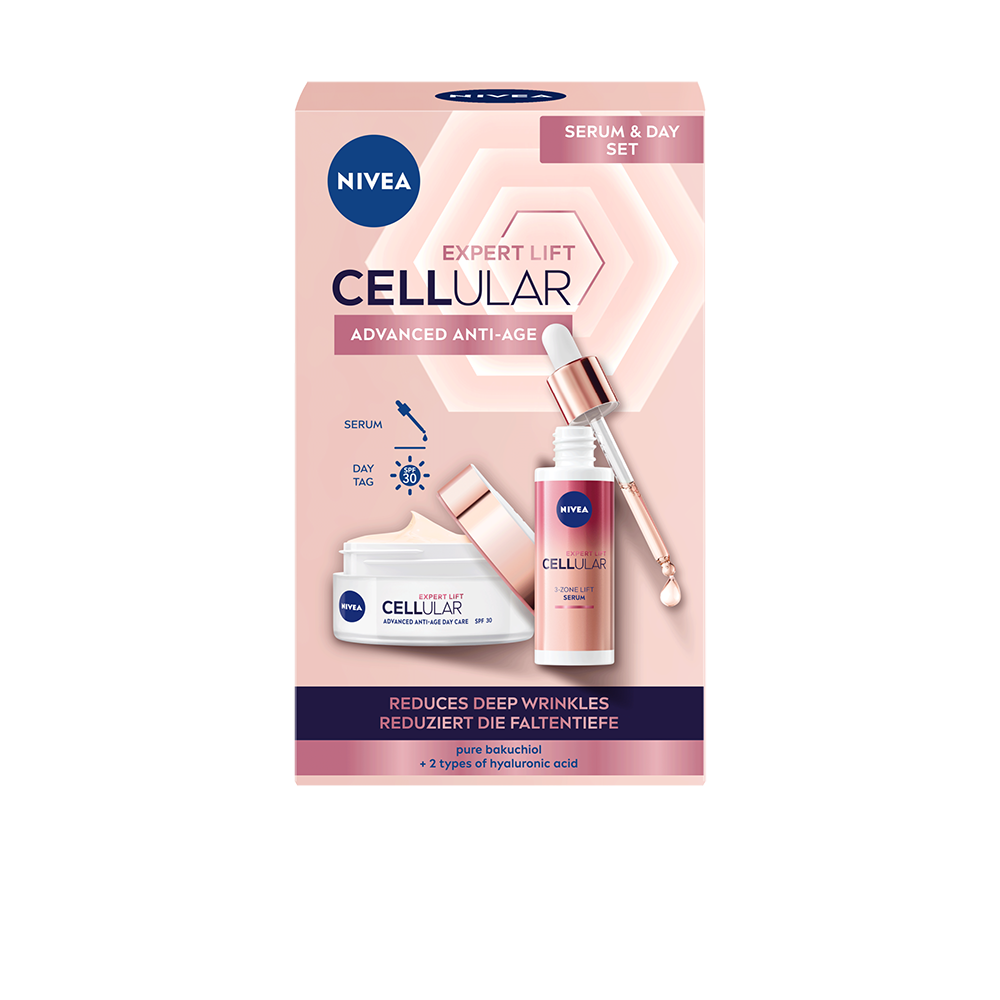 Bild: NIVEA Cellular Expert Lift Tag & Serum Set