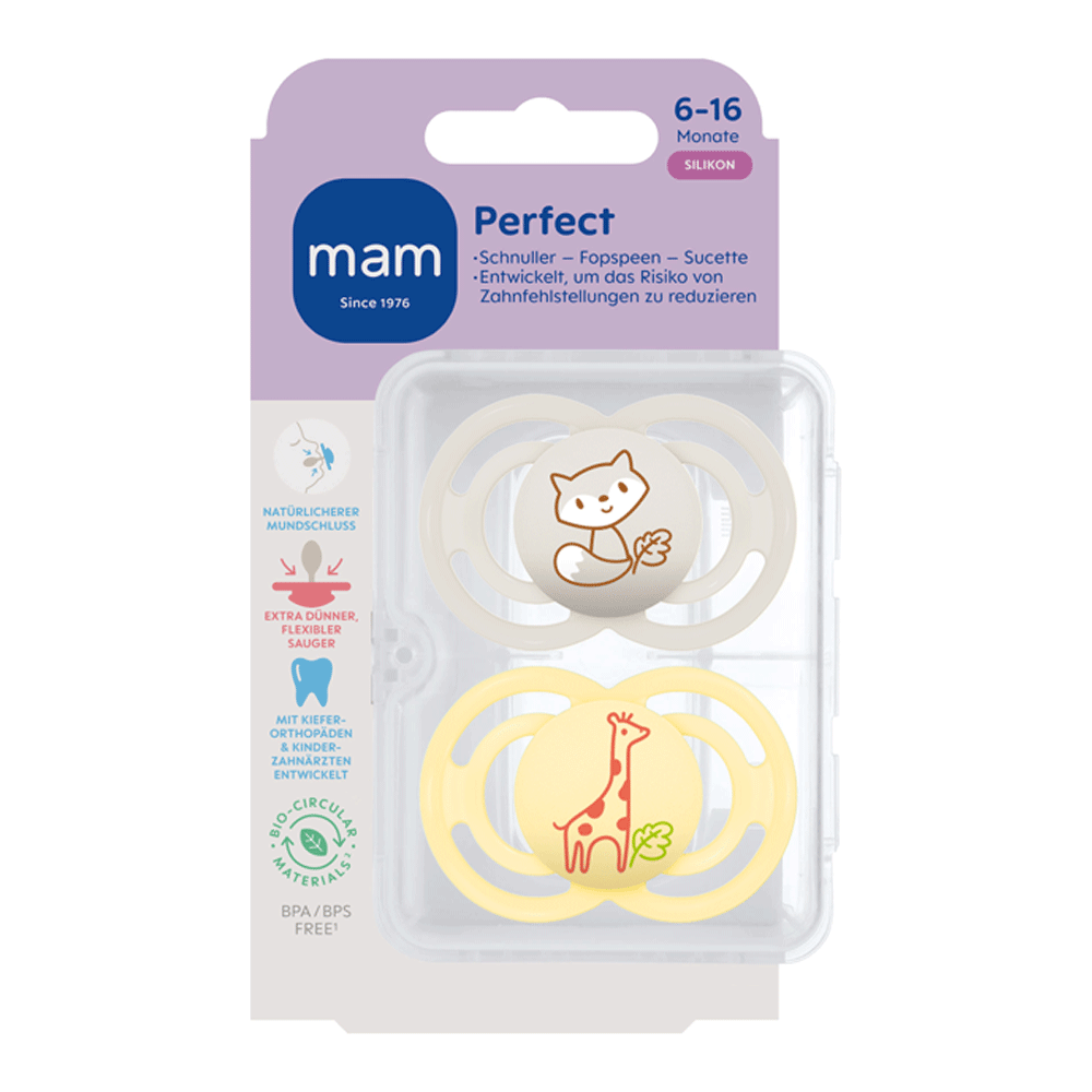 Bild: MAM Schnuller Perfect Silikon 6-16 Monate