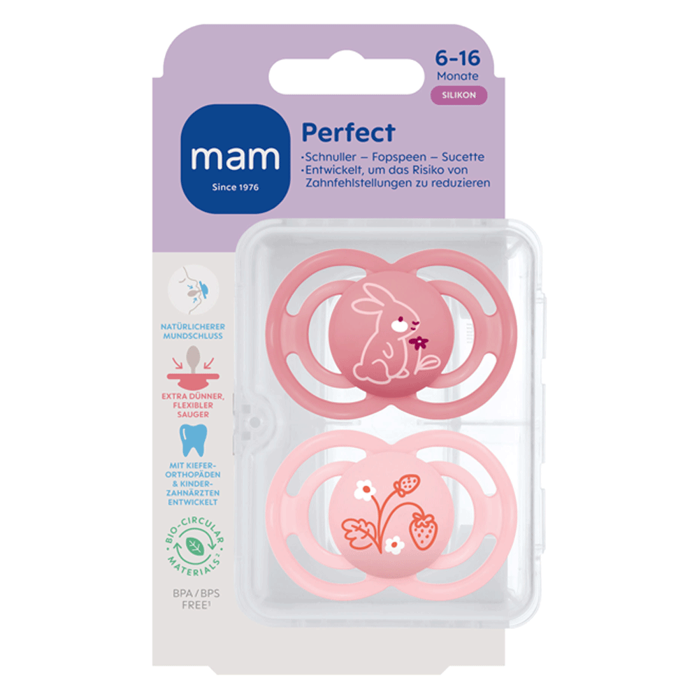 Bild: MAM Schnuller Perfect Silikon 6-16 Monate
