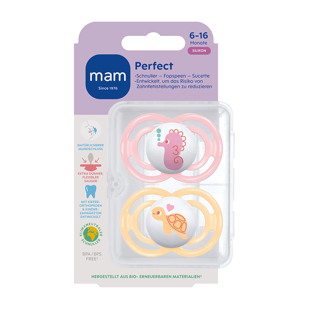 Bild: MAM Schnuller Perfect Silikon 6-16 Monate