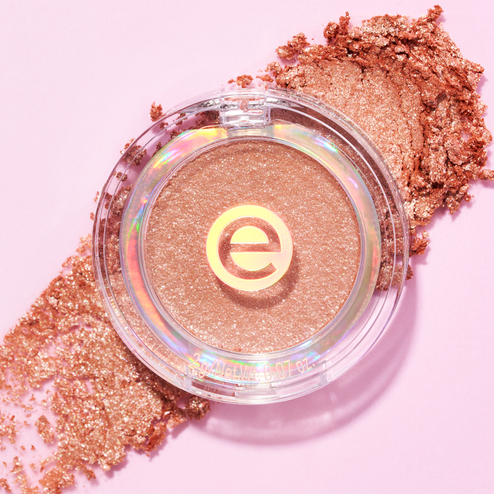 Bild: essence mono eyeshadow glitter Blushed Stardust 03