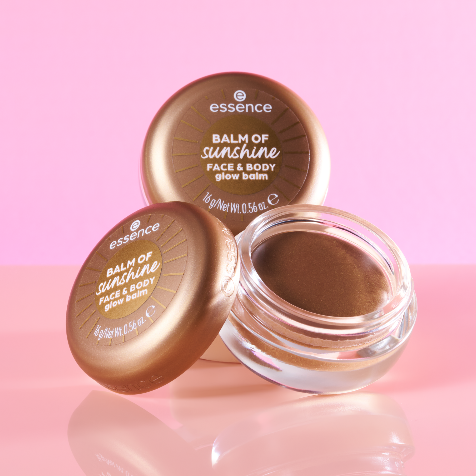 Bild: essence BALM OF sunshine FACE & BODY glow balm Séduction du Soleil 20