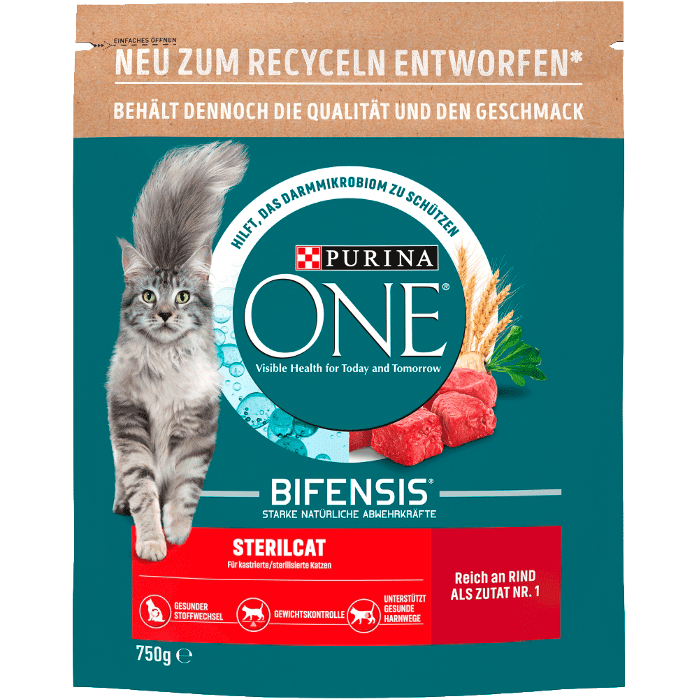 Bild: Purina ONE Sterilcat Rind & Weizen
