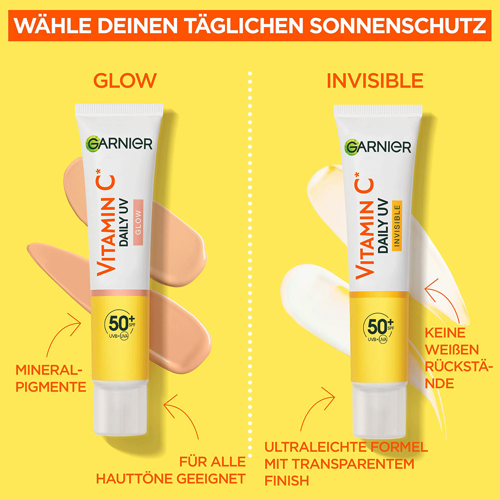 Bild: GARNIER SKIN ACTIVE Vitamin C Sonnenfluid LSF 50+