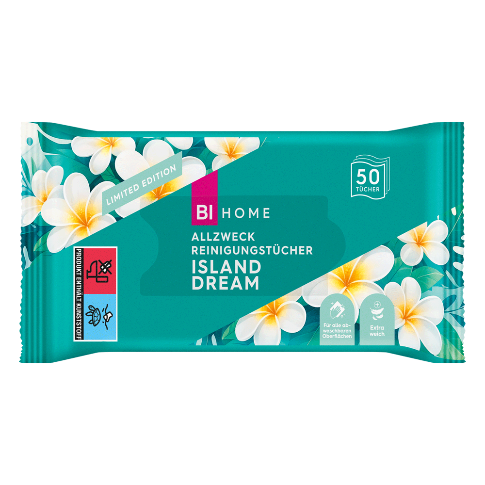 Bild: BI HOME Allzweck Reinigungstücher Island Dream
