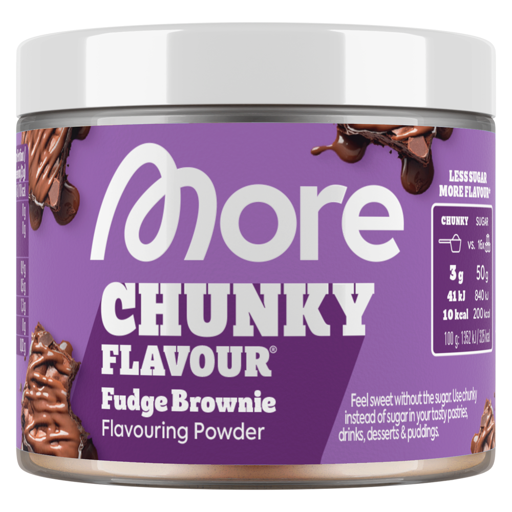 Bild: More Chunky Flavour Fudge Brownie Flavouring Powder 