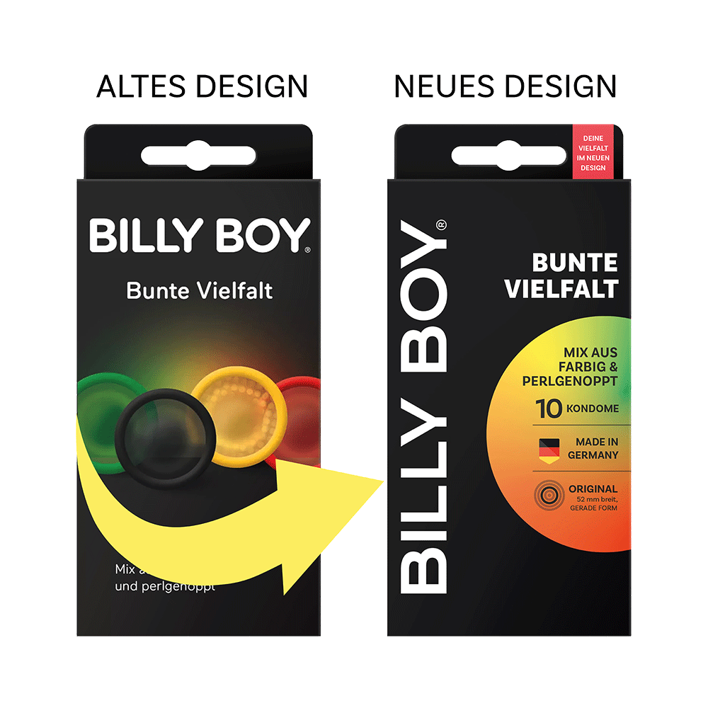 Bild: BILLY BOY Kondome Bunte Vielfalt