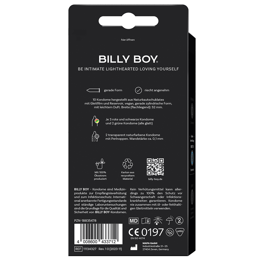 Bild: BILLY BOY Kondome Bunte Vielfalt