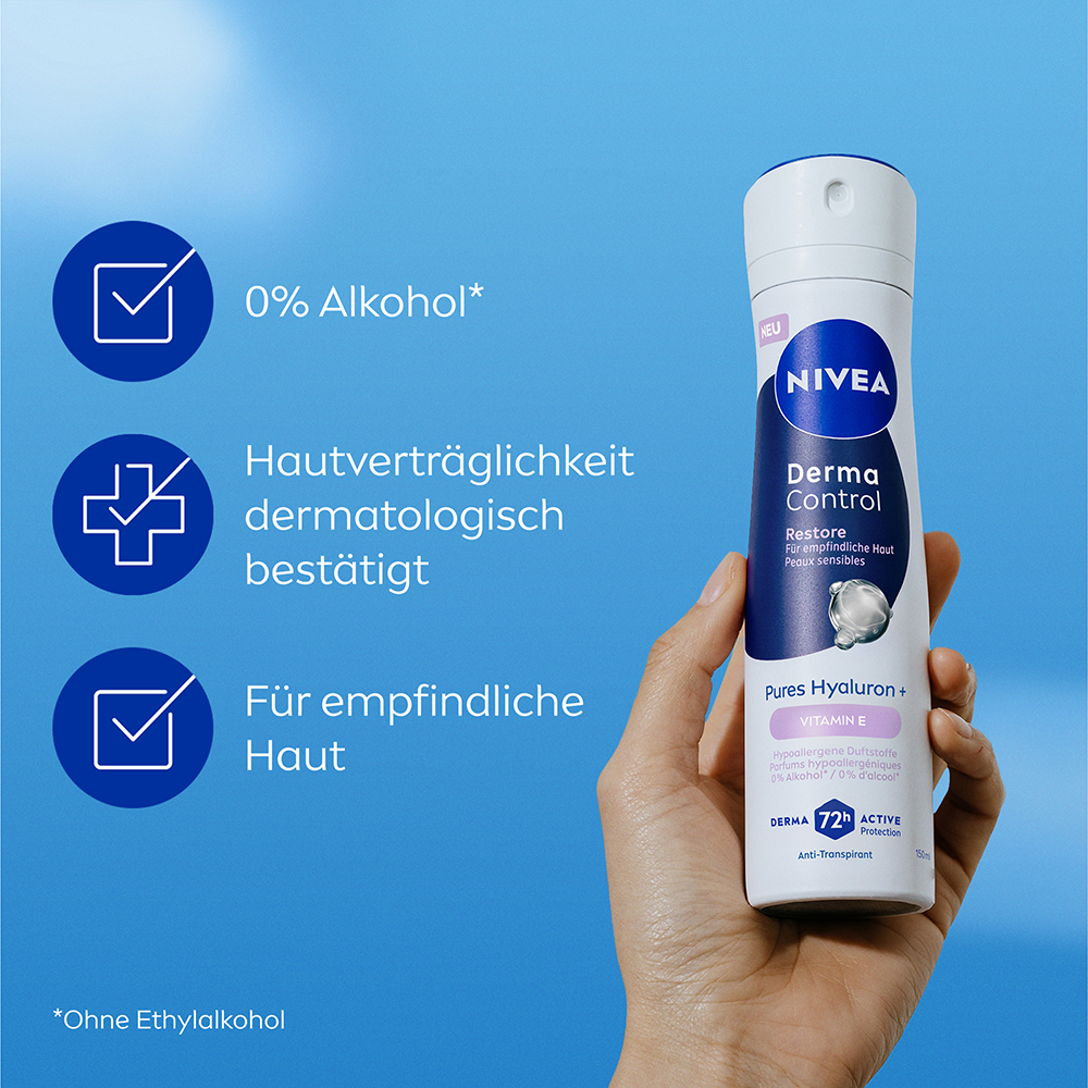 Bild: NIVEA Deo Spray Derma Control Restore 