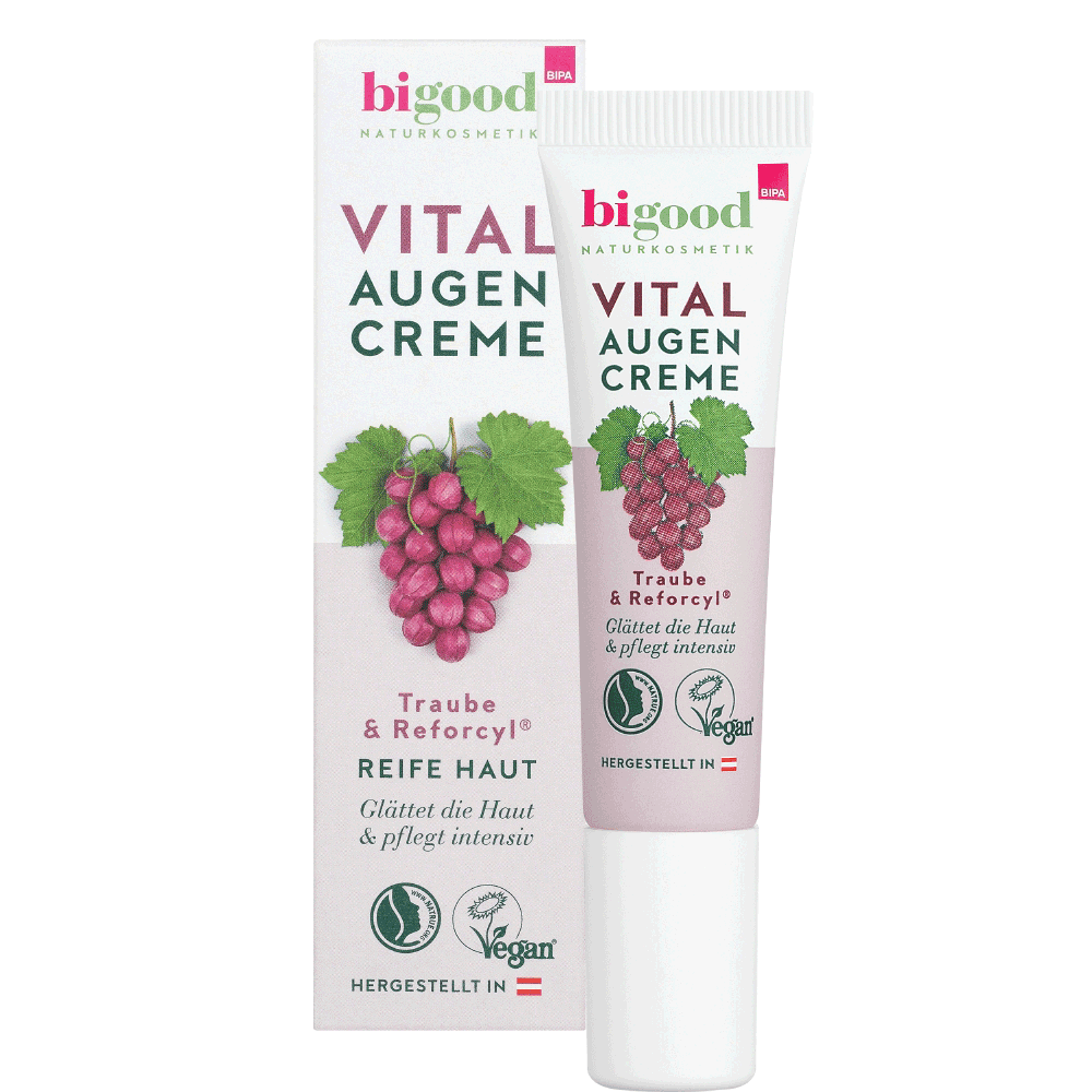 Bild: bi good Vital Augencreme Traube & Reforcyl 