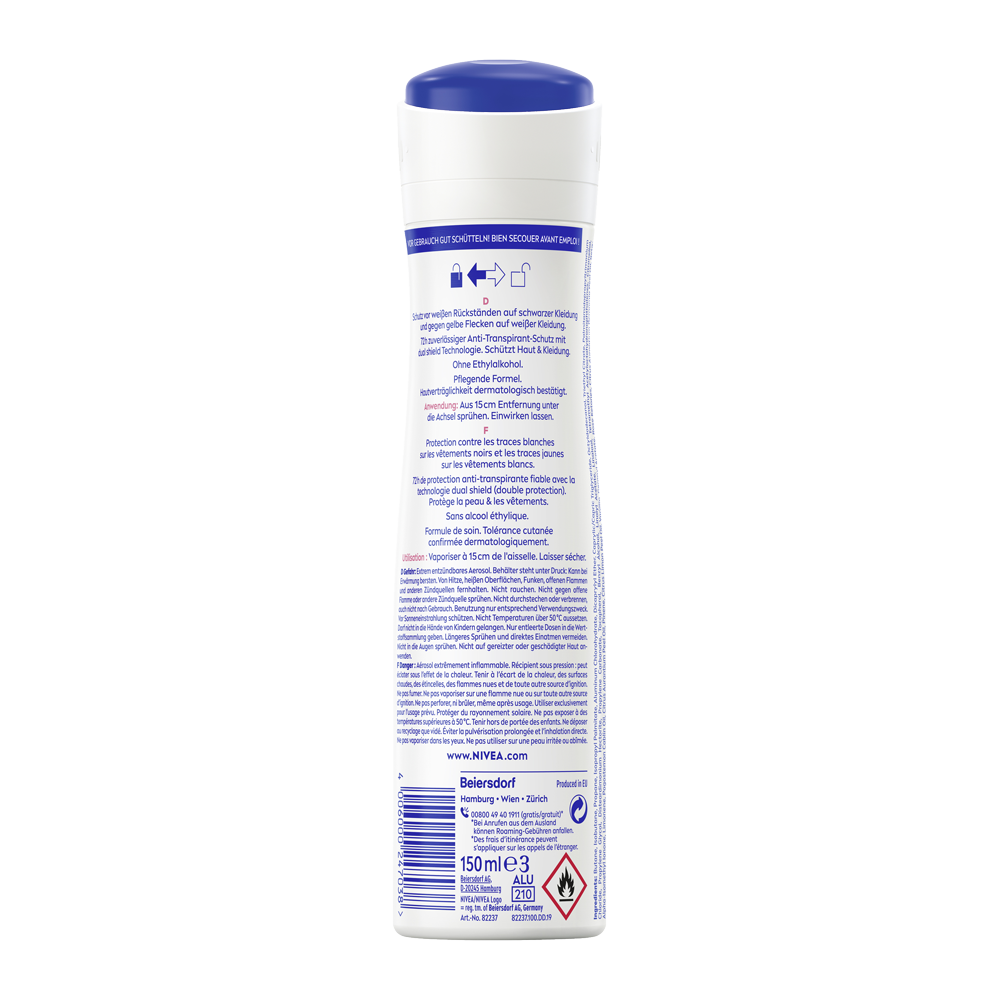 Bild: NIVEA Deo Spray Invisible Black & White Clear