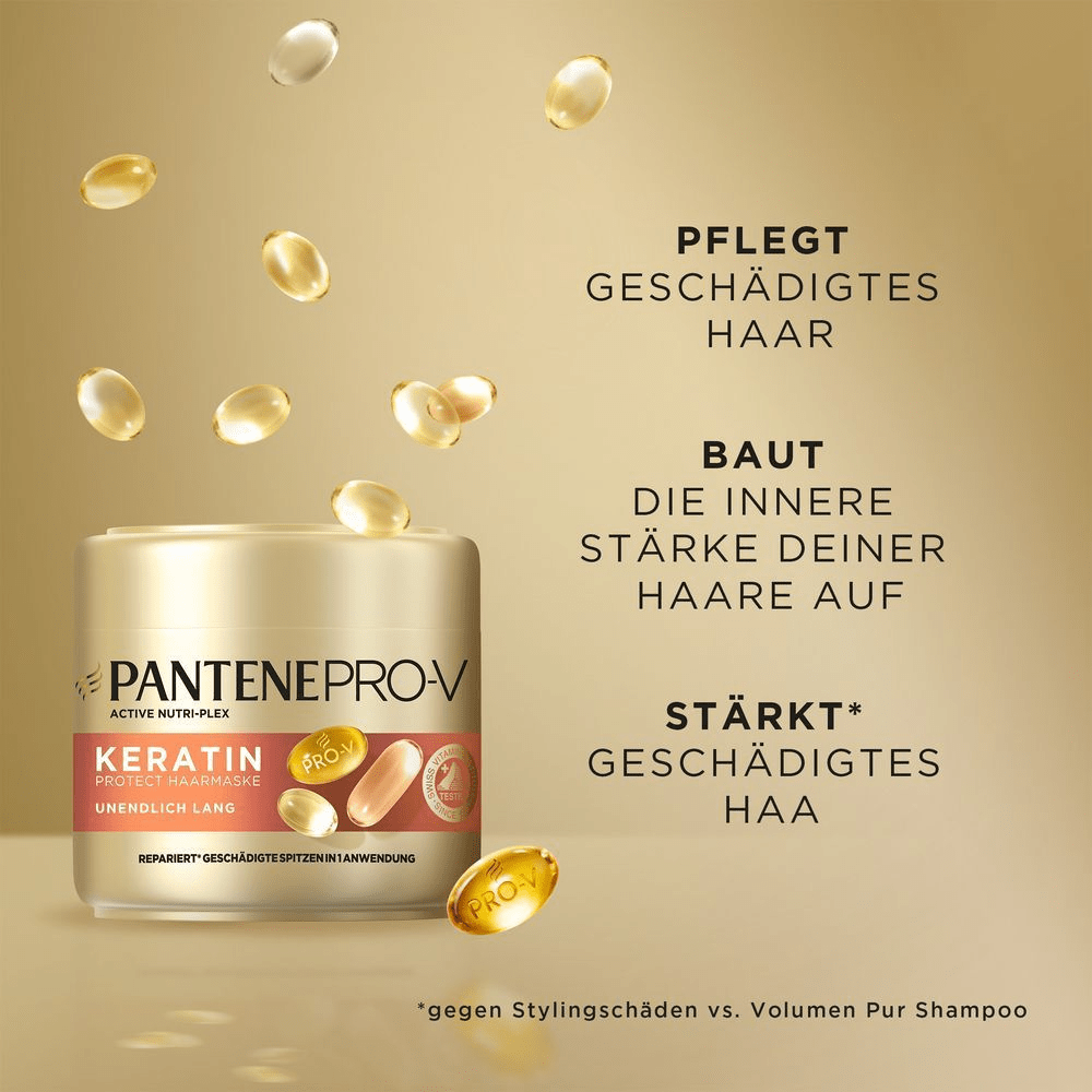 Bild: PANTENE PRO-V Keratin Haarmaske