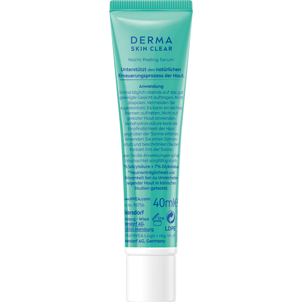 Bild: NIVEA Derma Skin Clear Nacht Peeling Serum