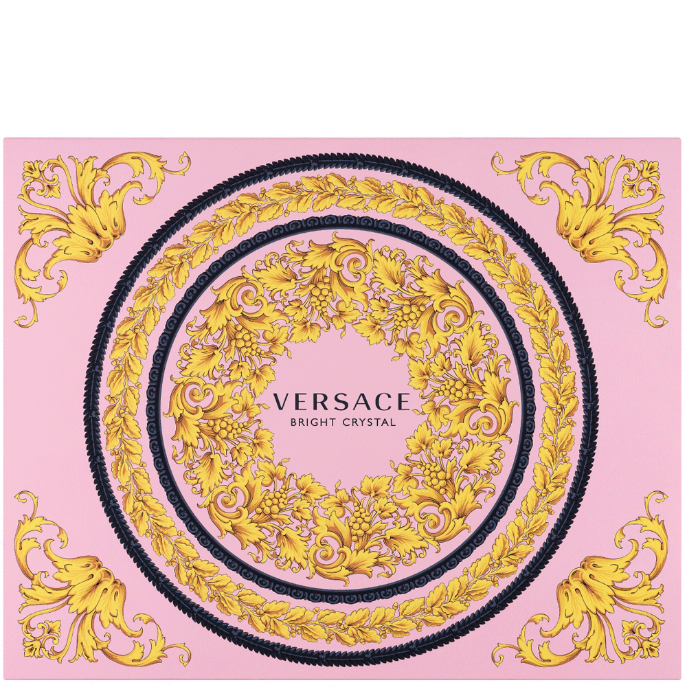 Bild: Versace Bright Crystal Geschenkset Eau de Toilette 50 ml + Duschgel 50 ml + Bodylotion 50 ml