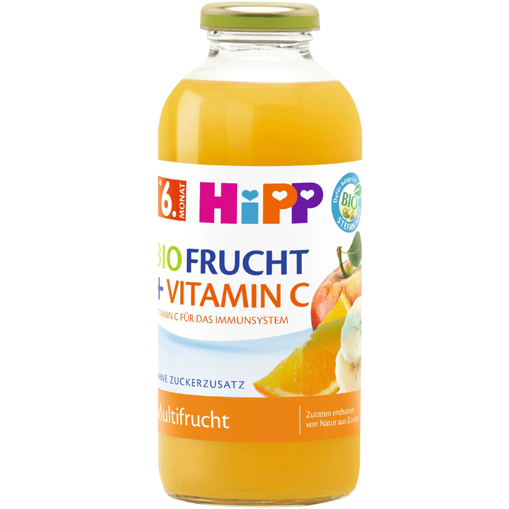Bild: HiPP Bio Frucht + Vitamin C Saft
