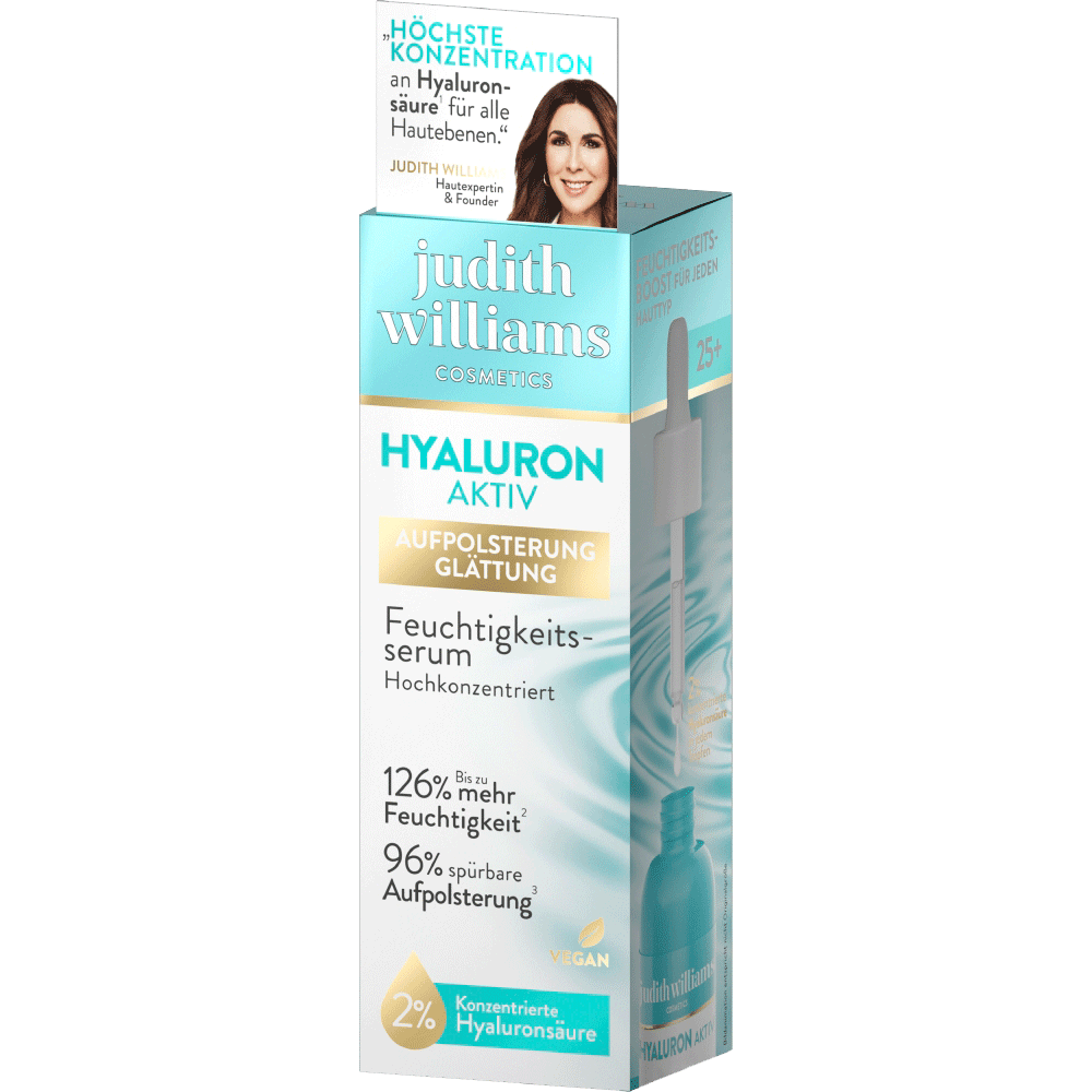 Bild: Judith Williams Cosmetics Feuchtigkeitsserum Hyaluron Aktiv