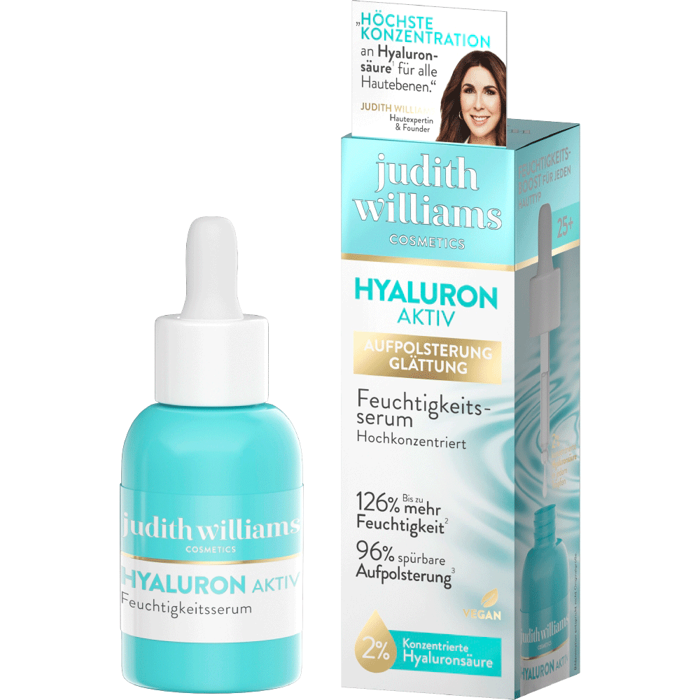 Bild: Judith Williams Cosmetics Feuchtigkeitsserum Hyaluron Aktiv