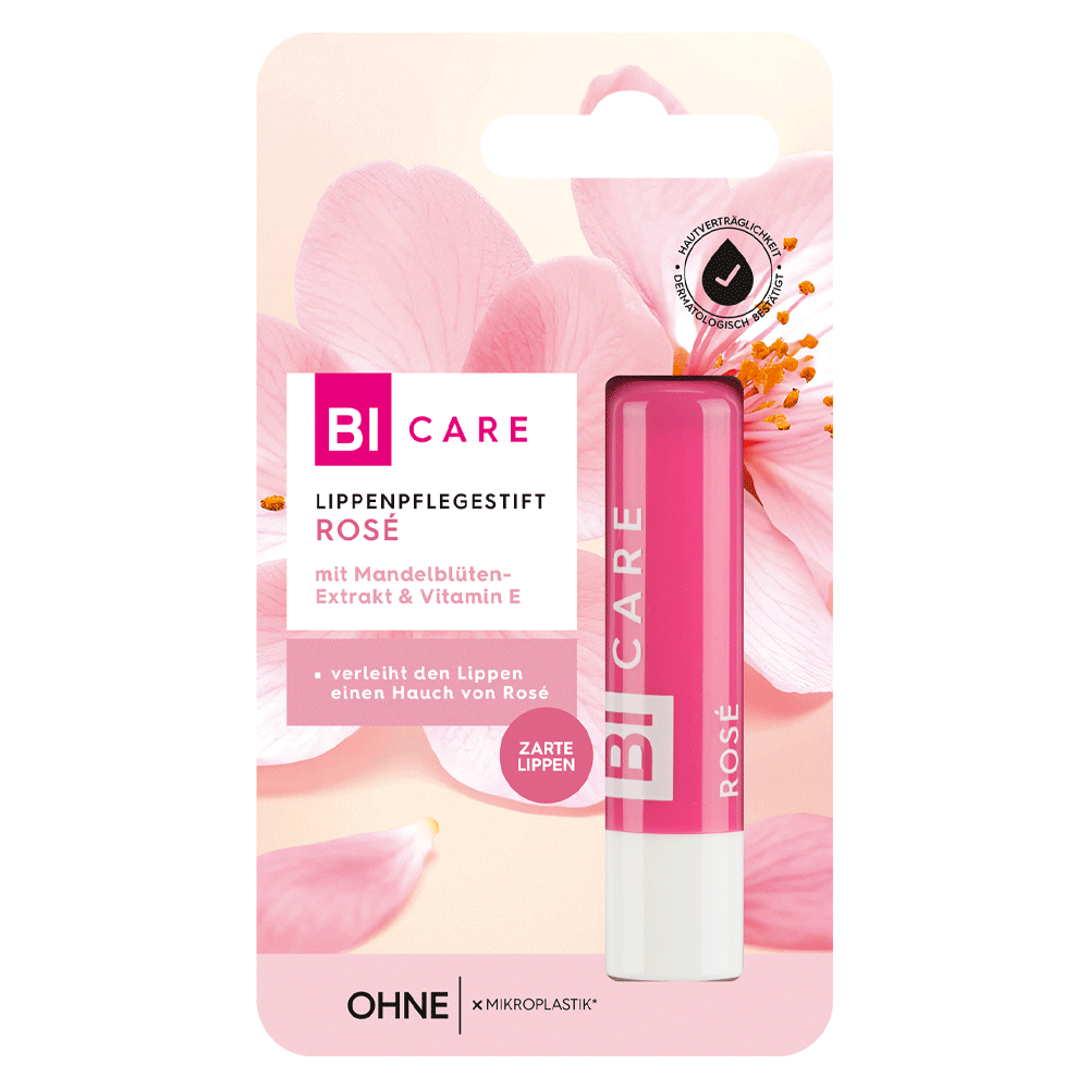 Bild: BI CARE Lippenpflegestift Rose 