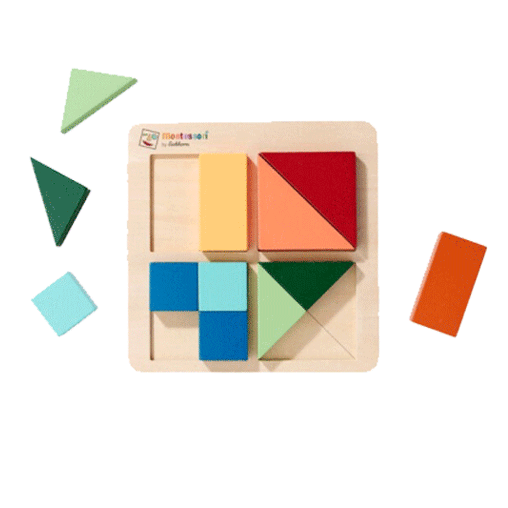 Bild: Eichhorn Montessori Formenpuzzle 