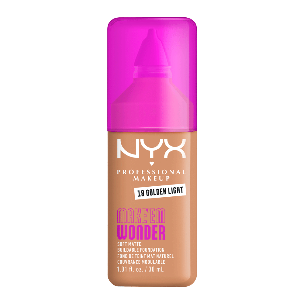 Bild: NYX Professional Make-up Make 'EM Wonder Foundation Golden Light 18