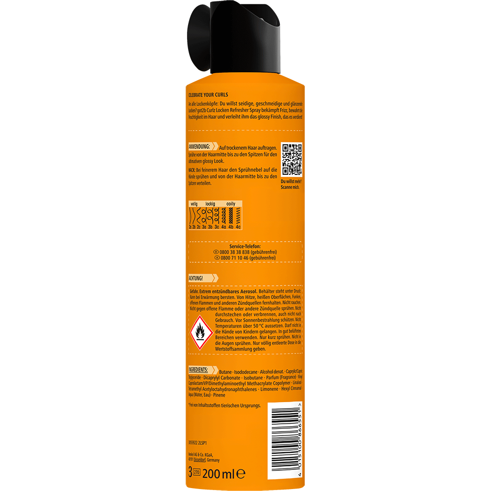 Bild: Got2b Curlz Locken Refresher Spray