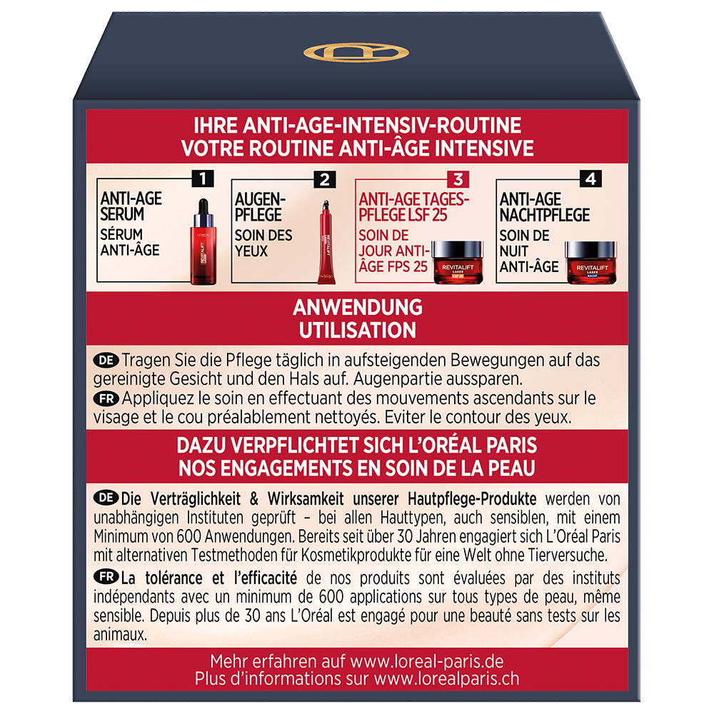 Bild: L'ORÉAL PARIS Revitalift Laser X3 Anti-Age Intensiv-Pflege LSF 20