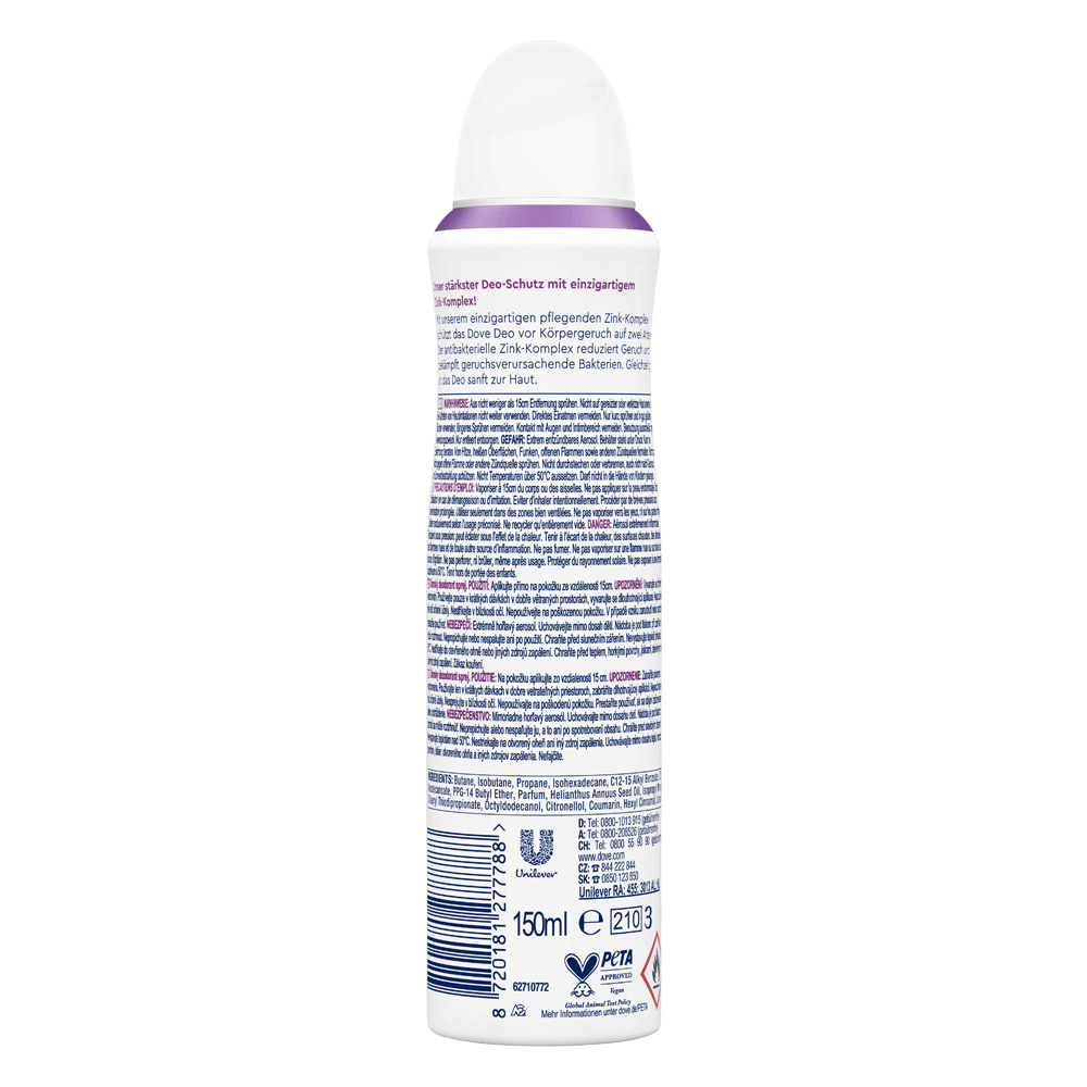 Bild: Dove Deo Spray Zink Kirschblütenduft