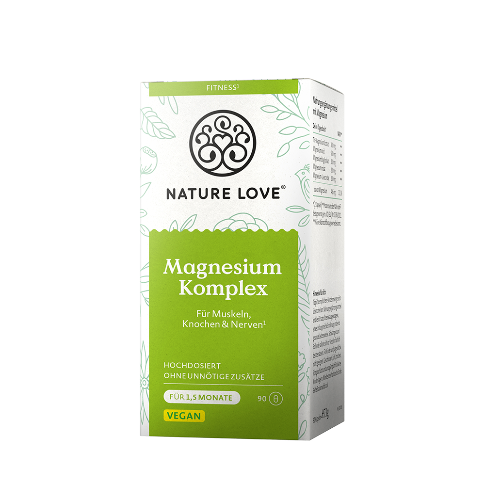 Bild: NATURE LOVE Magnesium Komplex 