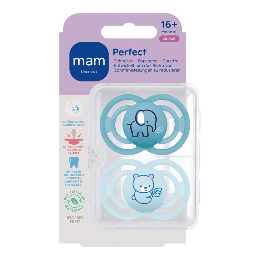 Bild: MAM Schnuller Perfect Silikon 16+ Monate