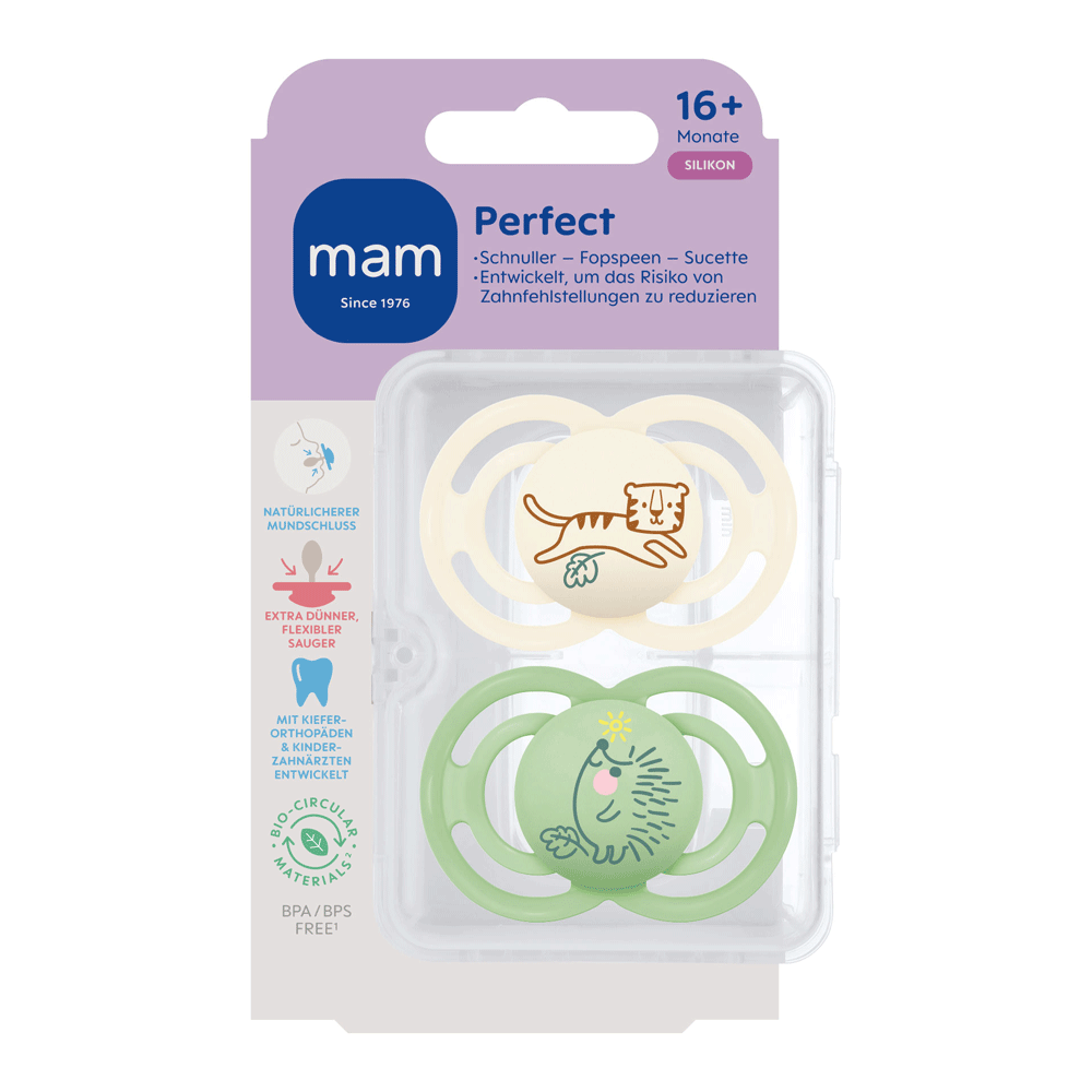 Bild: MAM Schnuller Perfect Silikon 16+ Monate